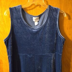 Diane Von Furstenberg Teal Blue Dress Size Large: C